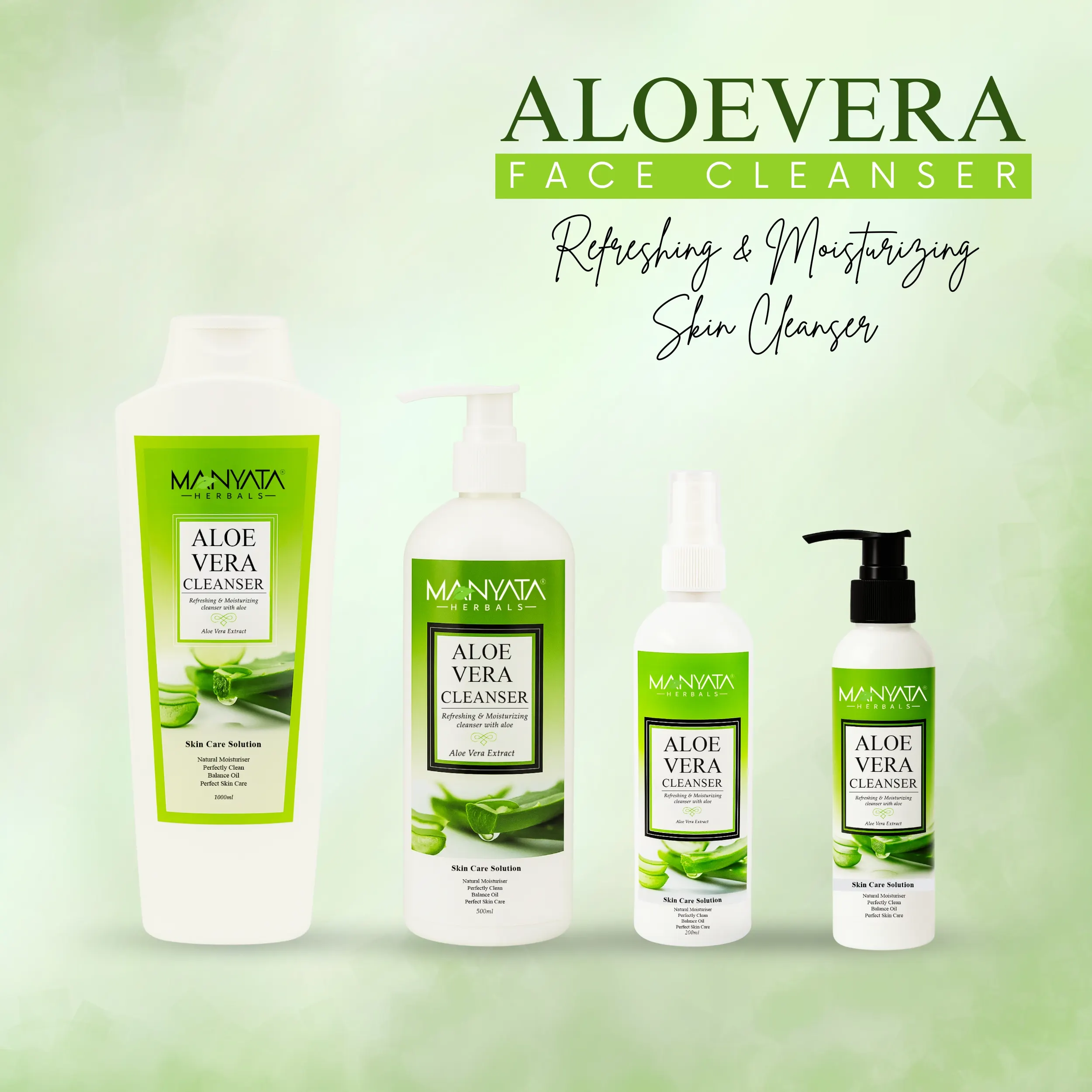 Manyata Herbal Aloe Vera Cleanser Manyata Herbal Aloe Vera Cleanser