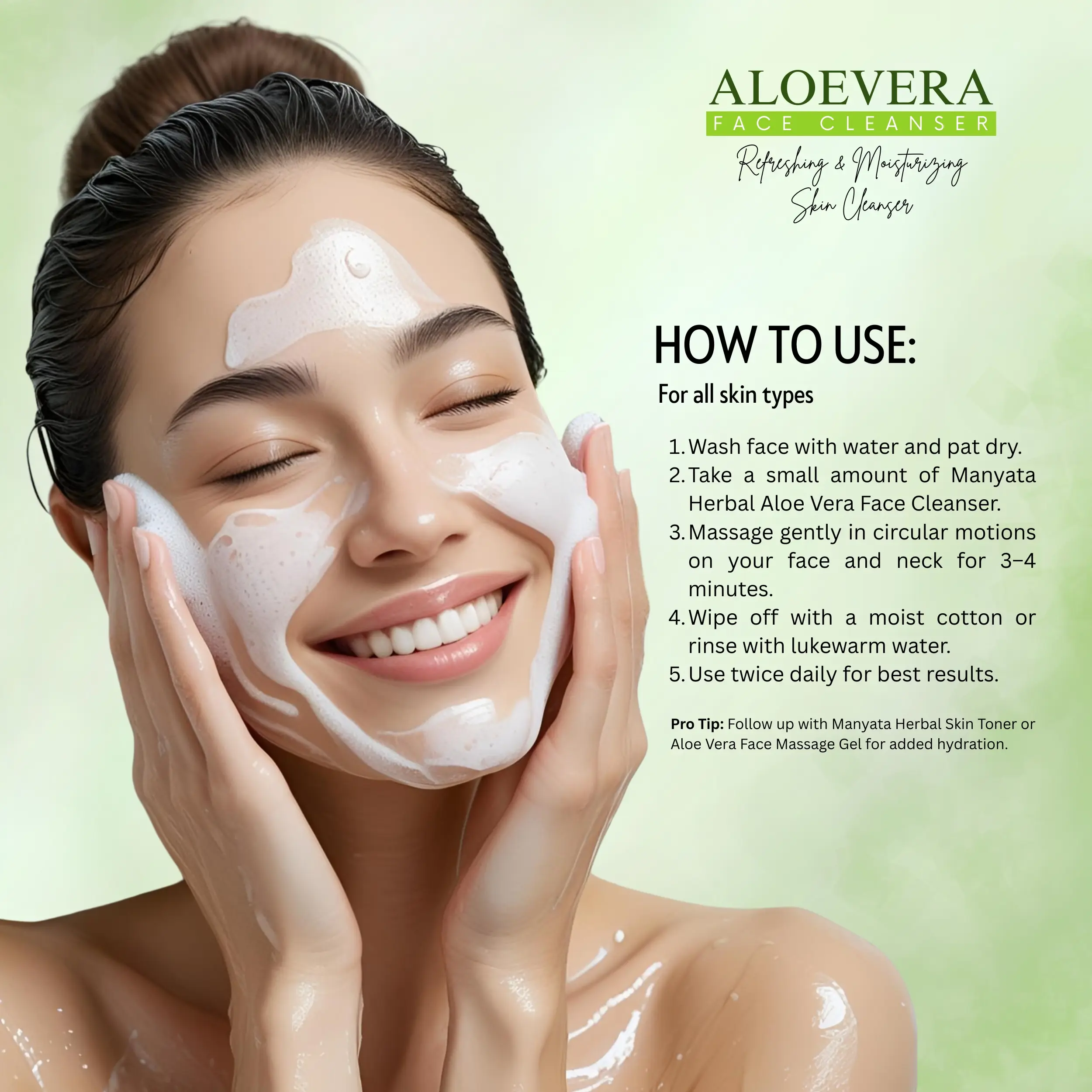 Manyata Herbal Aloe Vera Cleanser Manyata Herbal Aloe Vera Cleanser