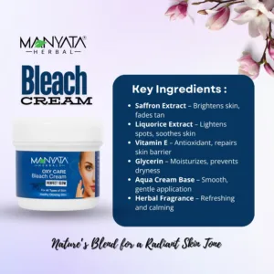 Manyata Herbal Oxy Bleach Ingredients