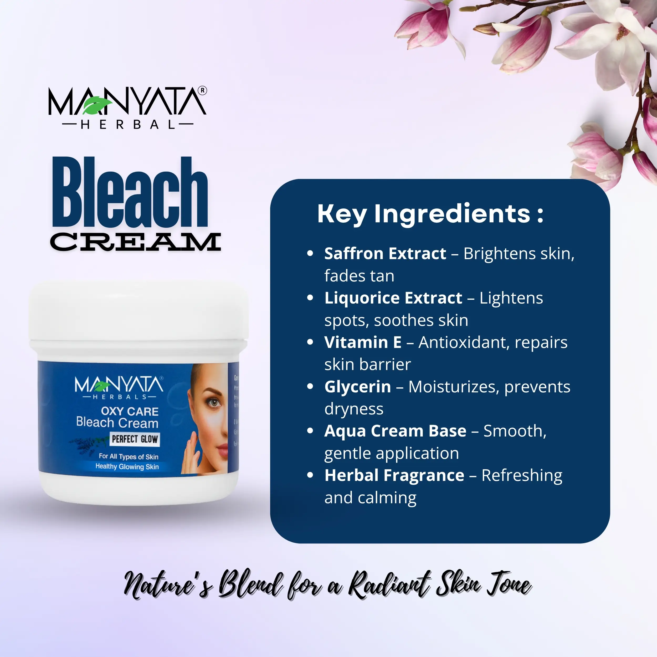 Manyata Oxy Bleach Ingredients Manyata Herbal Oxy Bleach Ingredients
