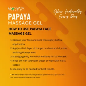 Manyata herbal papaya massage gel