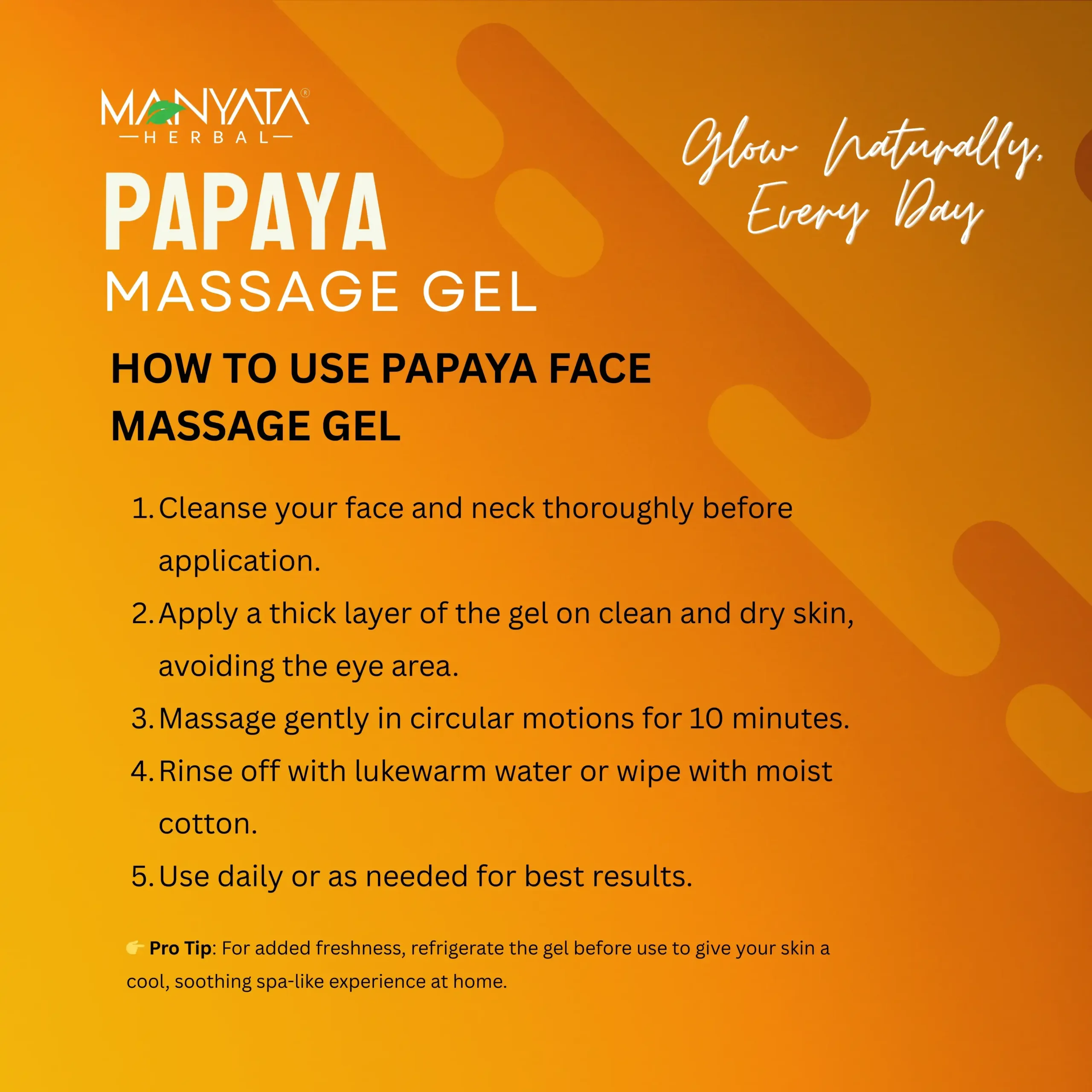 Manyata herbal papaya massage gel Manyata herbal papaya massage gel
