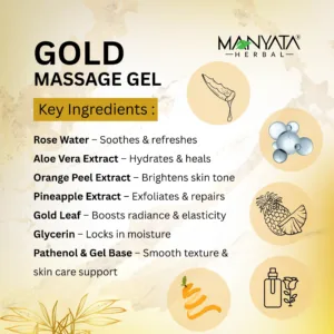 Manyata Herbal Gold Face Massage Gel