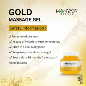 Manyata Herbal Gold Face Massage Gel