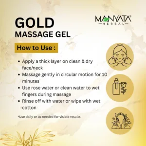 Manyata Herbal Gold Face Massage Gel