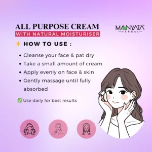 Manyata Herbal All Purpose Cream (90g) - Daily Use Moisturizer