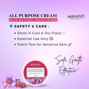 Manyata Herbal All Purpose Cream (90g) - Daily Use Moisturizer