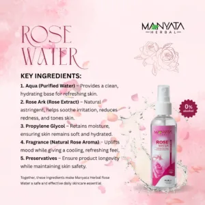 Manyata Herbal Rose Water