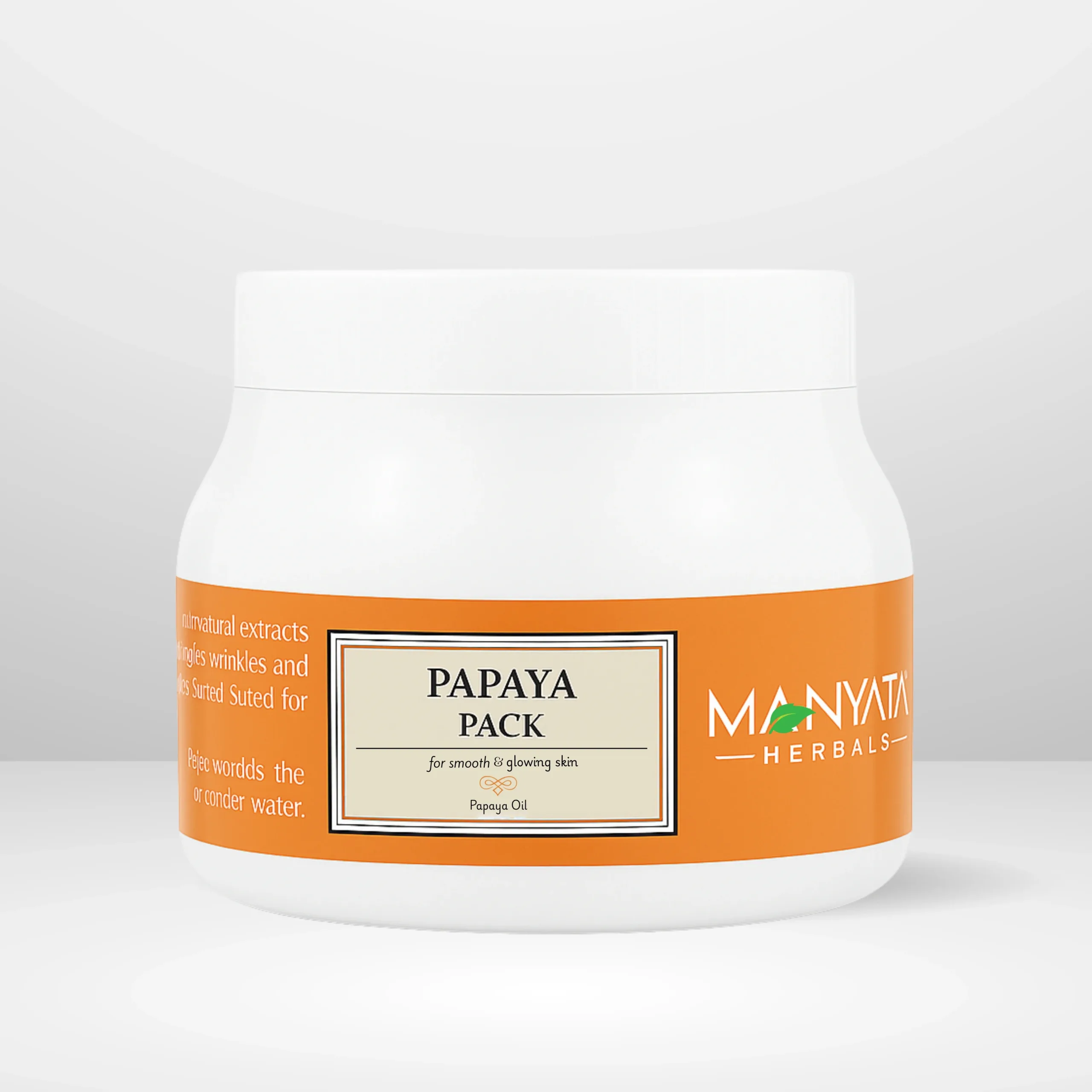 papaya pack 500g manyata herbal papaya face pack 500g