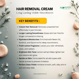 Herbal Hair Removal Cream (Lemon) 35g