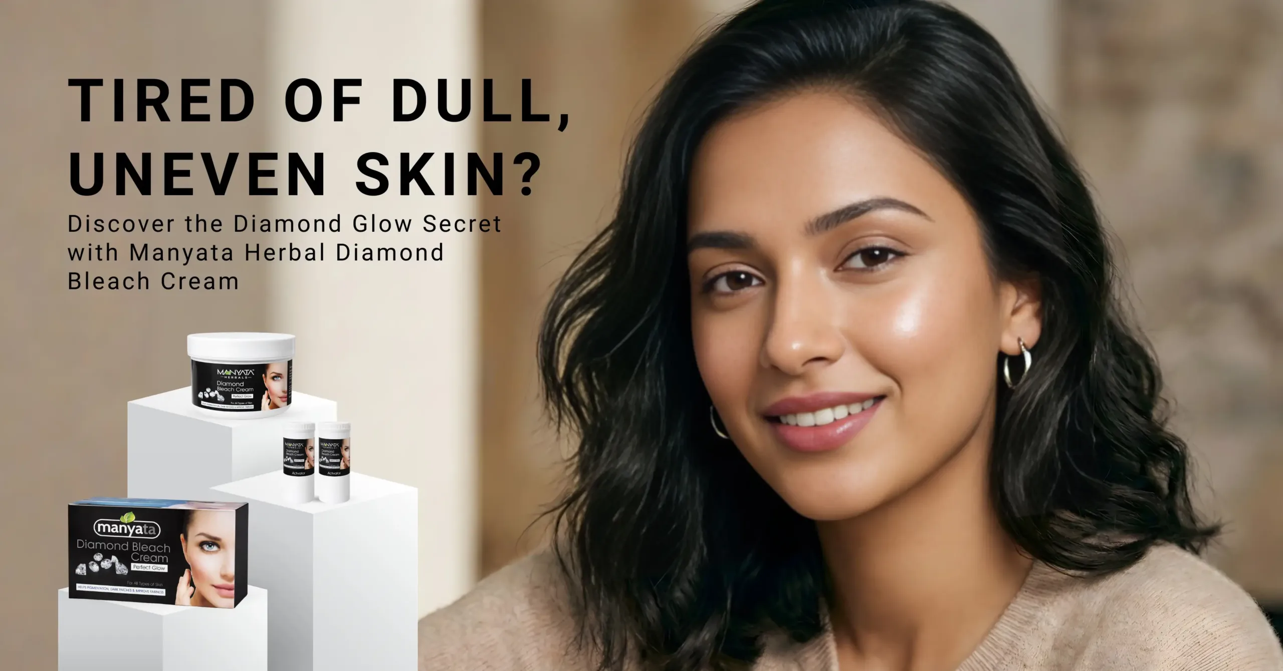 Manyata Herbal Diamond Bleach Cream