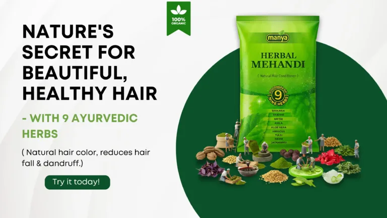 Manyata Herbal Mehandi Powder 75g – Natural Hair Conditioner